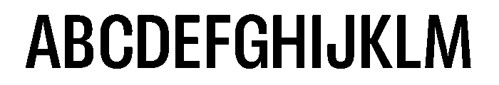 RSTReactor CndSemiBold Instance Font UPPERCASE