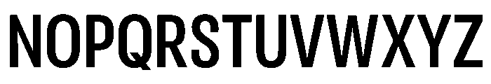 RSTReactor CndSemiBold Instance Font UPPERCASE