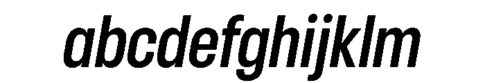 RSTReactor CndSemiBoldItalic Instance FONT