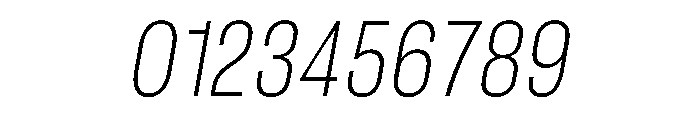 RSTReactor CndThinItalic Instance Font OTHER CHARS