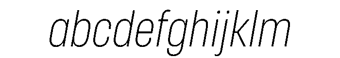 RSTReactor CndThinItalic Instance FONT