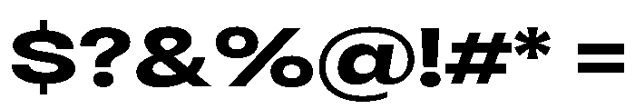 RSTReactor ExpBold Instance Font OTHER CHARS
