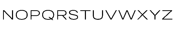 RSTReactor ExpExtraLight Instance Font UPPERCASE