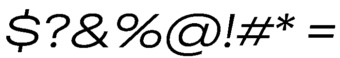 RSTReactor ExpLightItalic Instance Font OTHER CHARS
