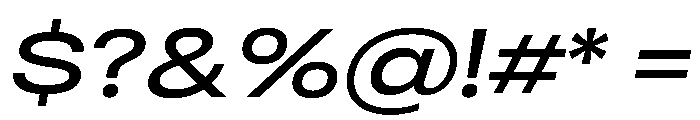 RSTReactor ExpMediumItalic Instance Font OTHER CHARS