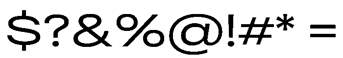 RSTReactor ExpRegular Instance Font OTHER CHARS