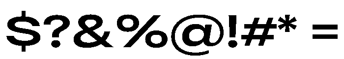 RSTReactor ExpSemiBold Instance Font OTHER CHARS
