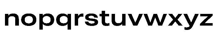 RSTReactor ExpSemiBold Instance Font LOWERCASE