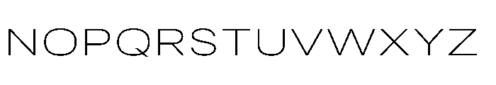 RSTReactor ExpThin Instance Font UPPERCASE