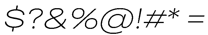RSTReactor ExpThinItalic Instance Font OTHER CHARS