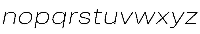 RSTReactor ExpThinItalic Instance Font LOWERCASE