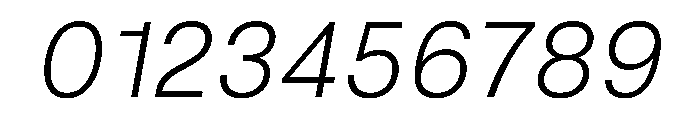 RSTReactor ExtraLightItalic Instance Font OTHER CHARS