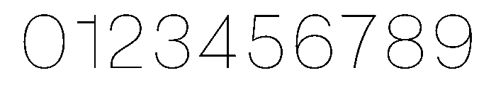 RSTReactor Hairline Instance Font OTHER CHARS