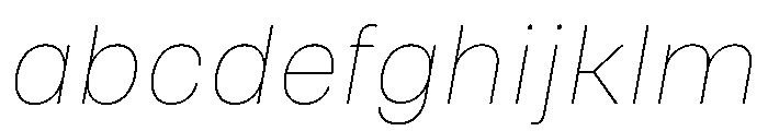 RSTReactor HairlineItalic Instance FONT