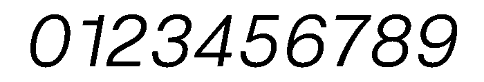 RSTReactor LightItalic Instance Font OTHER CHARS