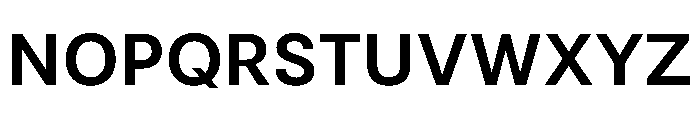 RSTReactor SemiBold Instance Font UPPERCASE