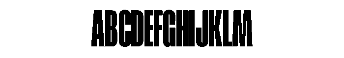 RSTReactor XCndBlack Instance Font UPPERCASE