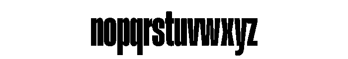 RSTReactor XCndBlack Instance Font LOWERCASE