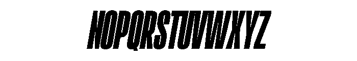 RSTReactor XCndBlackItalic Instance Font UPPERCASE