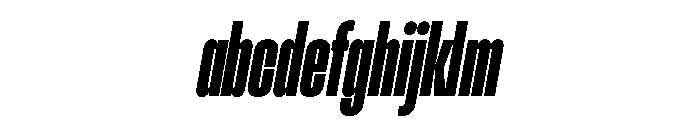 RSTReactor XCndBlackItalic Instance FONT