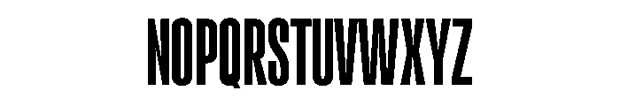 RSTReactor XCndBold Instance Font UPPERCASE