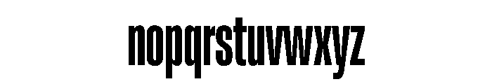 RSTReactor XCndBold Instance Font LOWERCASE