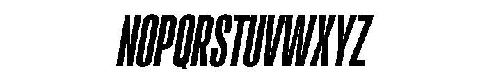 RSTReactor XCndBoldItalic Instance Font UPPERCASE