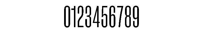 RSTReactor XCndExtraLight Instance Font OTHER CHARS