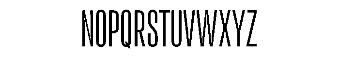 RSTReactor XCndExtraLight Instance Font UPPERCASE