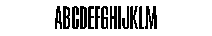 RSTReactor XCndMedium Instance Font UPPERCASE
