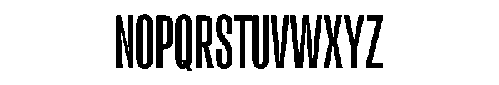 RSTReactor XCndMedium Instance Font UPPERCASE