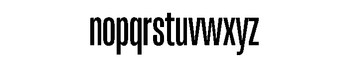 RSTReactor XCndMedium Instance Font LOWERCASE