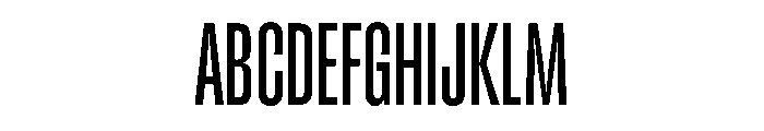 RSTReactor XCndRegular Instance Font UPPERCASE