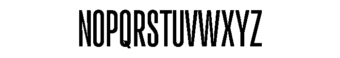 RSTReactor XCndRegular Instance Font UPPERCASE