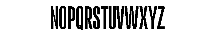 RSTReactor XCndSemiBold Instance Font UPPERCASE