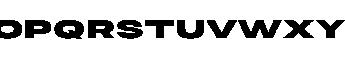 RSTReactor XExpBlack Instance Font UPPERCASE