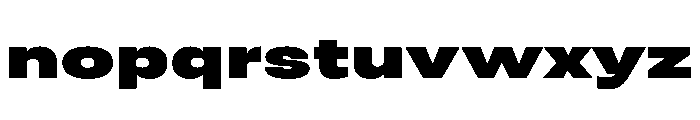 RSTReactor XExpBlack Instance Font LOWERCASE