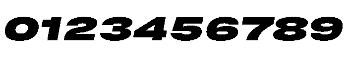 RSTReactor XExpBlackItalic Instance Font OTHER CHARS