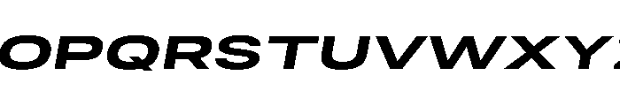 RSTReactor XExpBoldItalic Instance Font UPPERCASE