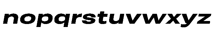 RSTReactor XExpBoldItalic Instance Font LOWERCASE