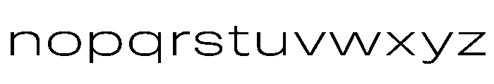 RSTReactor XExpExtraLight Instance Font LOWERCASE