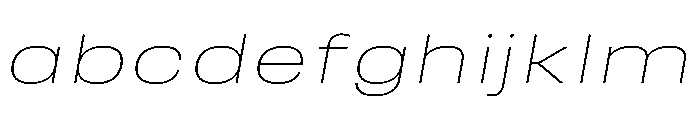 RSTReactor XExpHairlineItalic Instance FONT