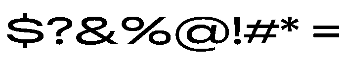 RSTReactor XExpMedium Instance Font OTHER CHARS