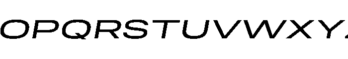 RSTReactor XExpMediumItalic Instance Font UPPERCASE