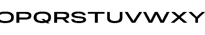 RSTReactor XExpSemiBold Instance Font UPPERCASE