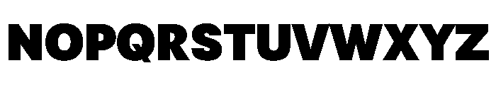 RSTReactorSans Black Instance Font UPPERCASE
