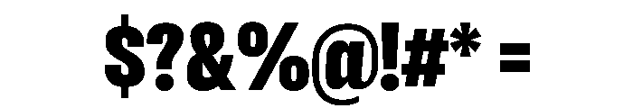 RSTReactorSans CndBlack Instance Font OTHER CHARS