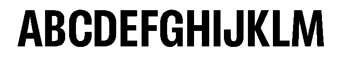 RSTReactorSans CndBold Instance Font UPPERCASE