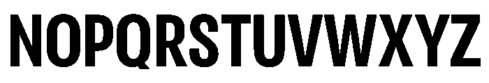 RSTReactorSans CndBold Instance Font UPPERCASE