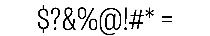 RSTReactorSans CndExtraLight Instance Font OTHER CHARS